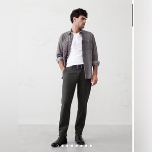 NWT Banana Republic Athletic Lived-in Chino men’s size 30x30 in flint gray